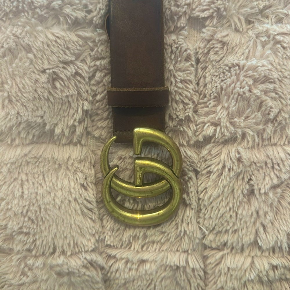 Large Buckle Gucci Belt